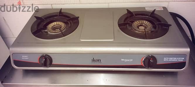 ikon autoignition two burner stove