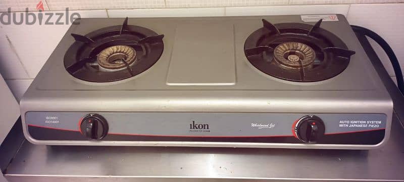 ikon autoignition two burner stove 0