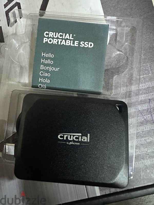 Crucial X10 Pro 1TB SSD External. Almost new 4