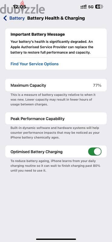 iphone 13 pro max 128 gb physical dual sim 77 battery health