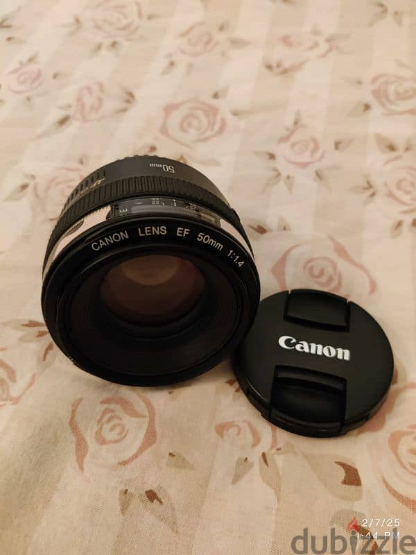 canon 700D & canon lens EF 50mm 2