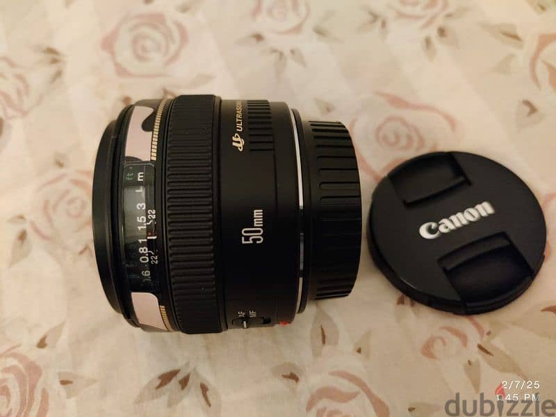 canon 700D & canon lens EF 50mm 4