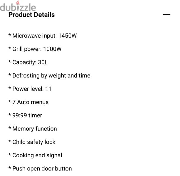 Microwave grill Emjoi 30L in Mahboula Block 3 price 20 1