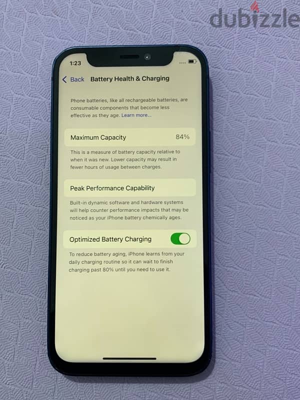 iPhone 12 mini 256gb battery 84% and display change only Face ID issue 4