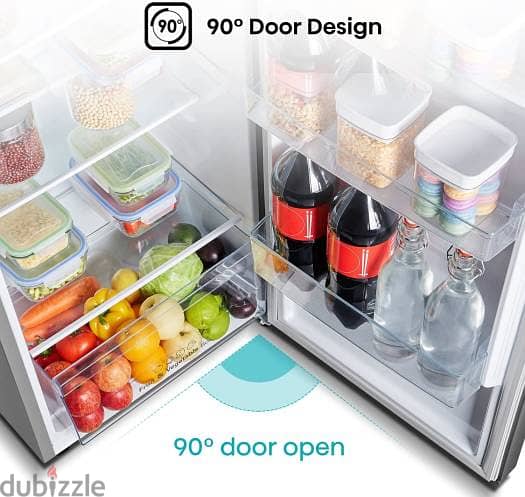 Hisense refrigerator with deep freezer double door 2