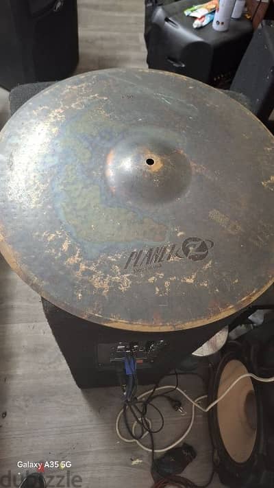 21 inch made in u. s. a. ride cymbal .