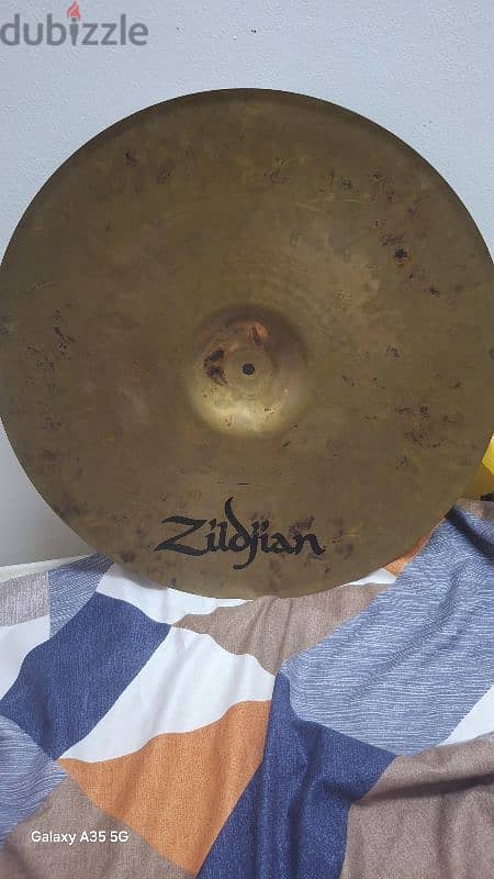 21 inch made in u. s. a. ride cymbal . 2