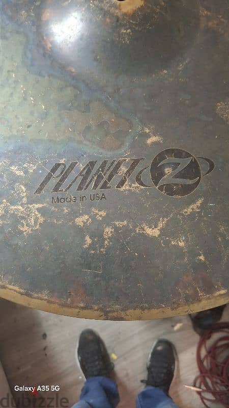 21 inch made in u. s. a. ride cymbal . 4