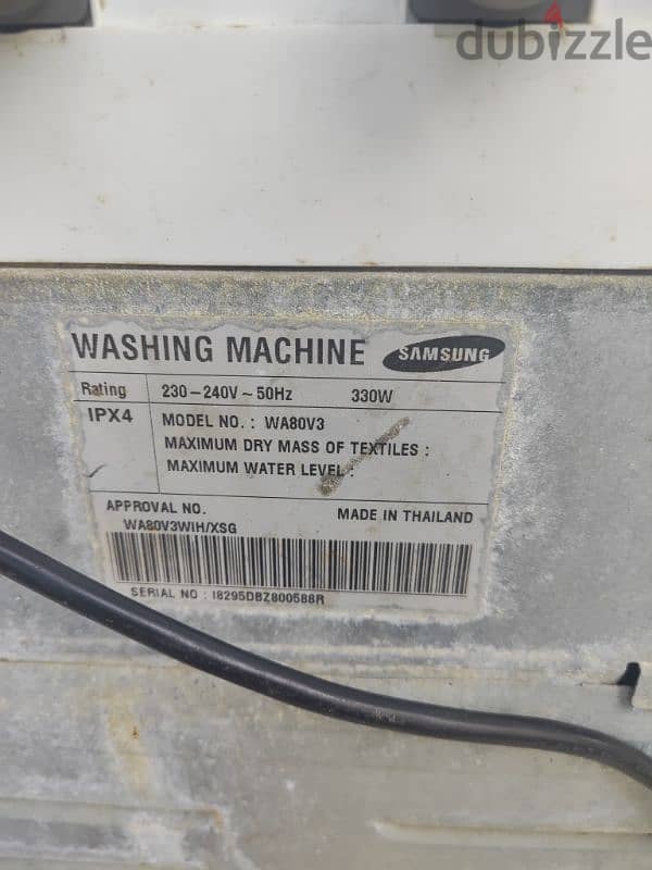 Samsung washer top load 3