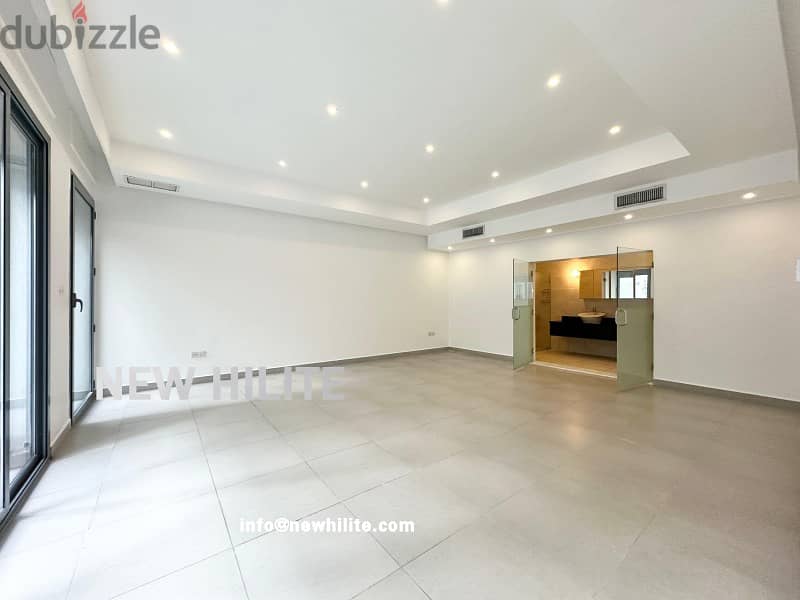 THREE BEDROOM BRIGHT BASEMENT FOR RENT WITH POOL IN ABU FUTAIRA 9