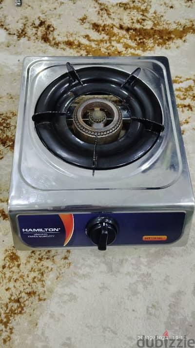 gas stove with one burner