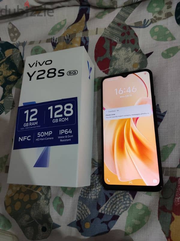 Vivo y28s 5g nfc new 1 month only sale & Exchange 4