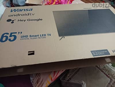 wansa 65 inch android tv empty box full soft packaging