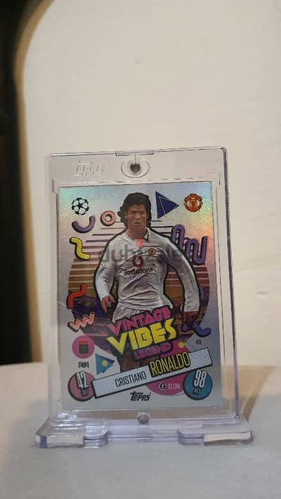 OFFICIAL! TOPPS Match Attax Vintage Vibes Cristiano Ronaldo