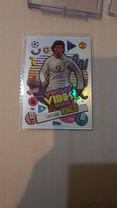 OFFICIAL! TOPPS Match Attax Vintage Vibes Cristiano Ronaldo 2