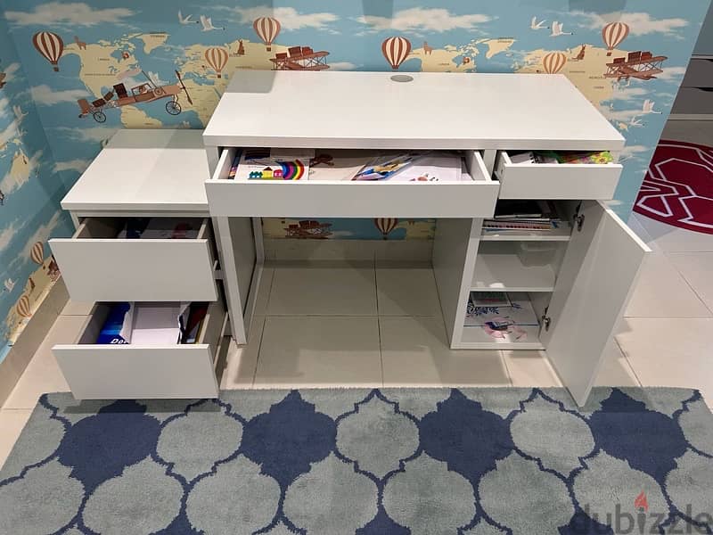 IKEA study desk drawer set wall cabinet for sale in Salwa Block 10 1