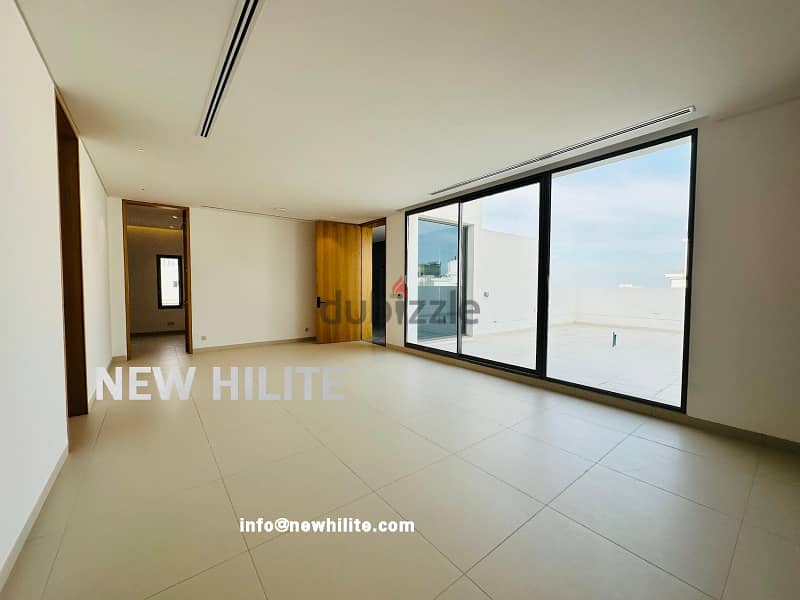 MODERN THREE BEDROOM ROOF TOP FLOOR FOR RENT IN AL MASSAYEL 1