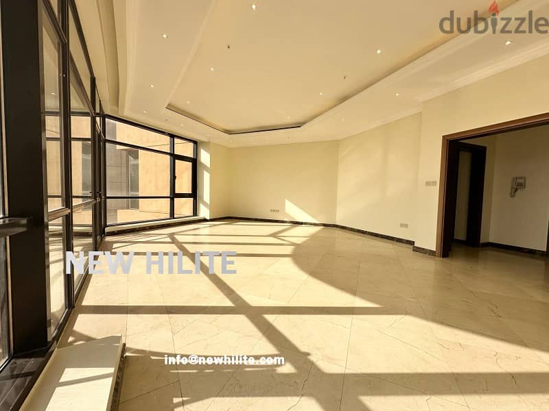 Three bedroom sea view apartment for rent in Salmiya 5