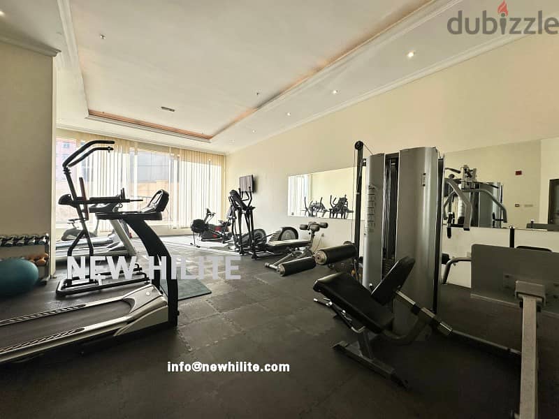 Three bedroom sea view apartment for rent in Salmiya 10