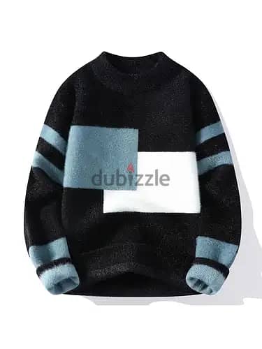 Men's colour cable knit sweater WhatsApp +17144196105 1