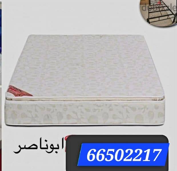 Brand new medicated mattress and bed frame pillows for sale with deliv 3