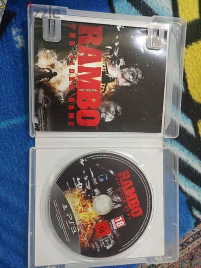 RAMBO THE VIDEO GAME FOR PLAYSTATION 3 NICE AND 1 TIME USE ONLY