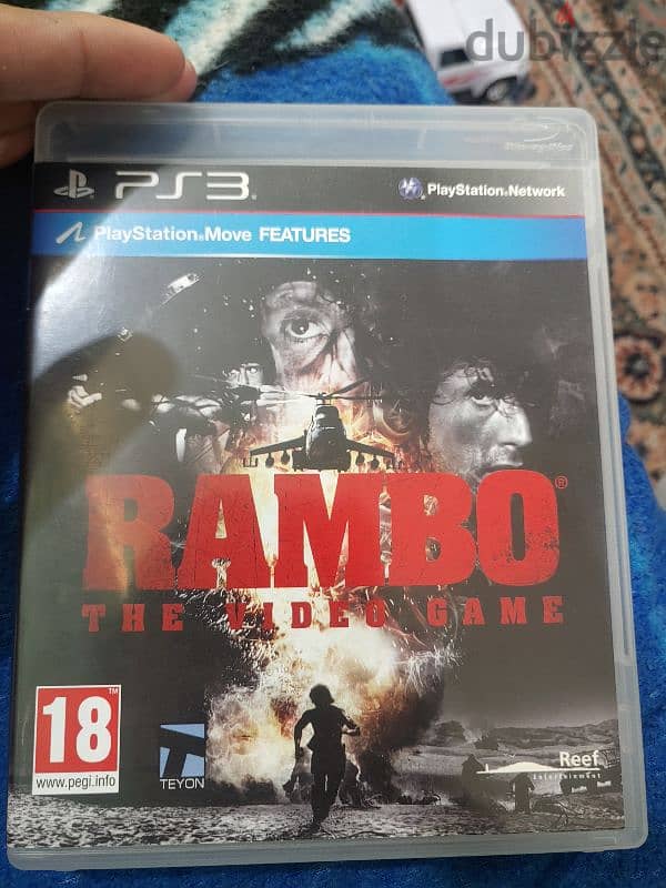 RAMBO THE VIDEO GAME FOR PLAYSTATION 3 NICE AND 1 TIME USE ONLY 1