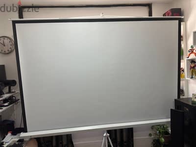 projector screen two pieces