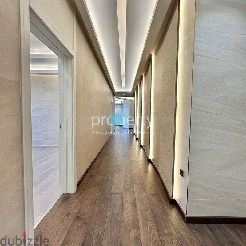 Spacious floor with downtown view for rent in Mansouriya 8