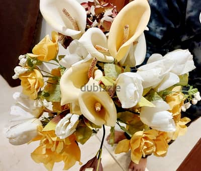 Artificial Flower andBamboo stand 33" for sale