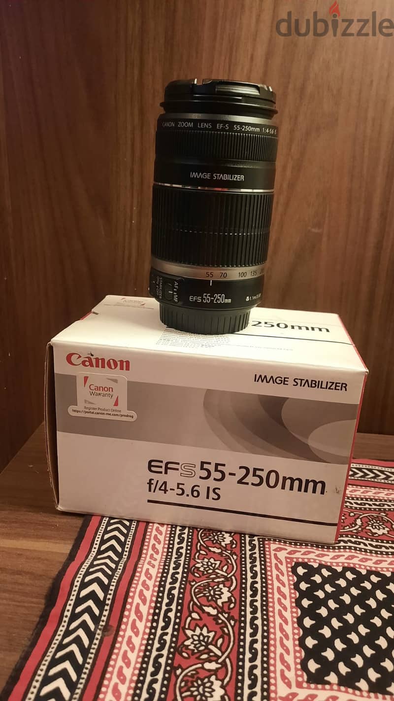 Canon EF-S 55-250mm f/4.0-5.6 IS Zoom Lens 2