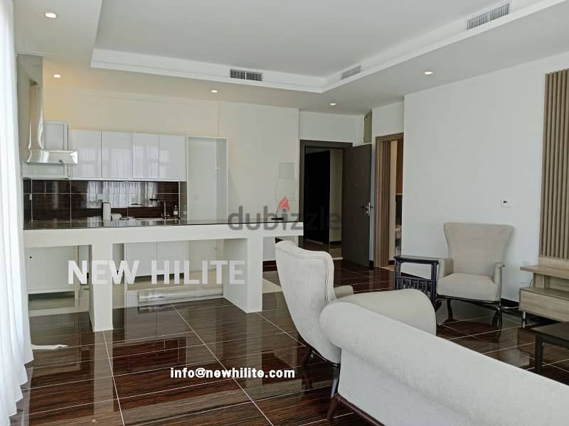 Brand new one bedroom apartment for rent in Salmiya 2