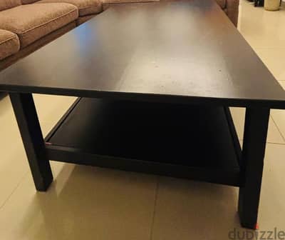 Middle table and Tv unit - black brown