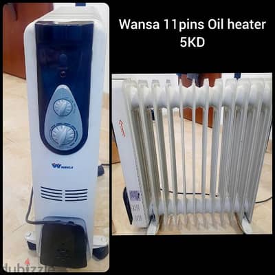 Wansa 11 pins oil Heater Going thrown away price