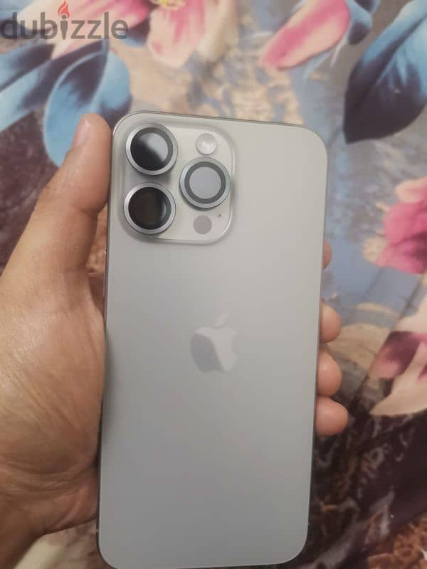 iphone 15 pro max 256gb natural Grey titenum with box bettery 98 3