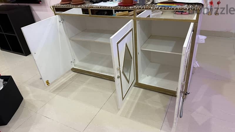 Cupboard for Storage - 150x50x90 cm. White colour. Just for KD 8 3