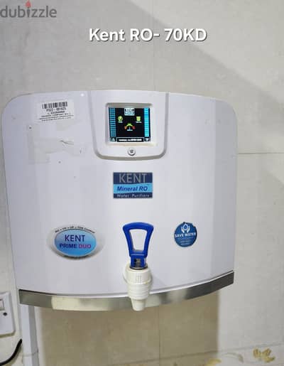 Kent RO water purifier- (Prime Duo)