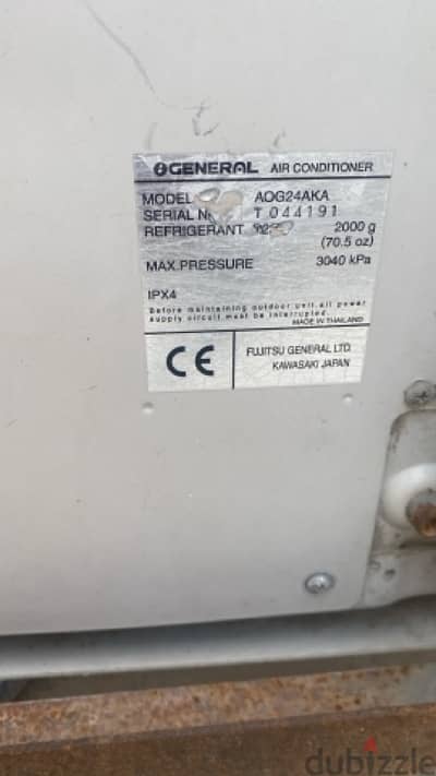 Used 2 ton OGeneral Split AC