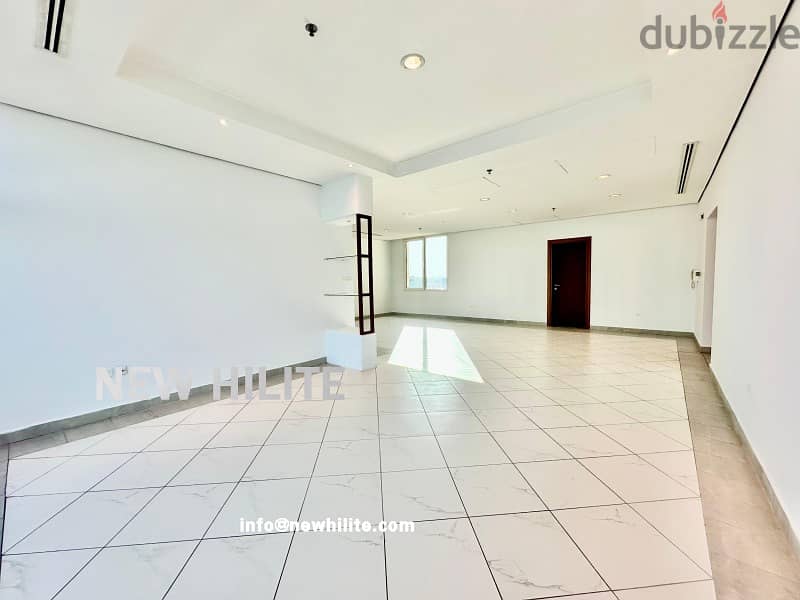 Sea view Three bedroom apartment with balcony for rent in Mangaf 2