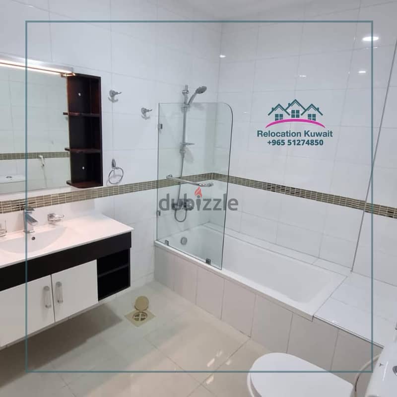 Beautiful & Huge 4-Bedroom Semi-Furnished Basement for Rent in Jabriya 2