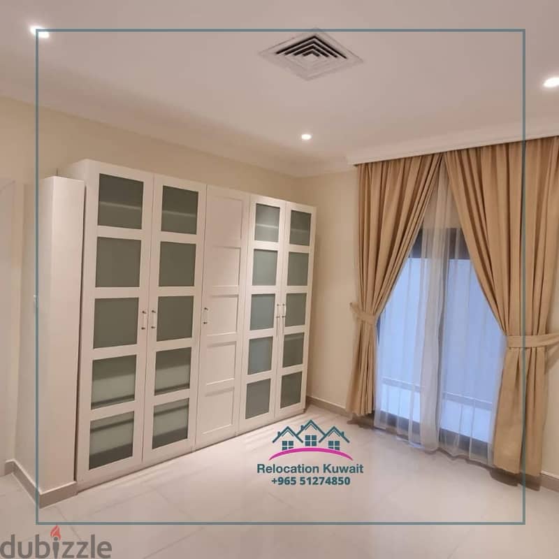 Beautiful & Huge 4-Bedroom Semi-Furnished Basement for Rent in Jabriya 3