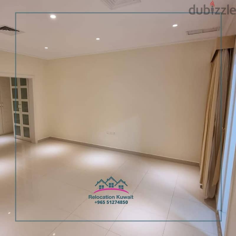 Beautiful & Huge 4-Bedroom Semi-Furnished Basement for Rent in Jabriya 6