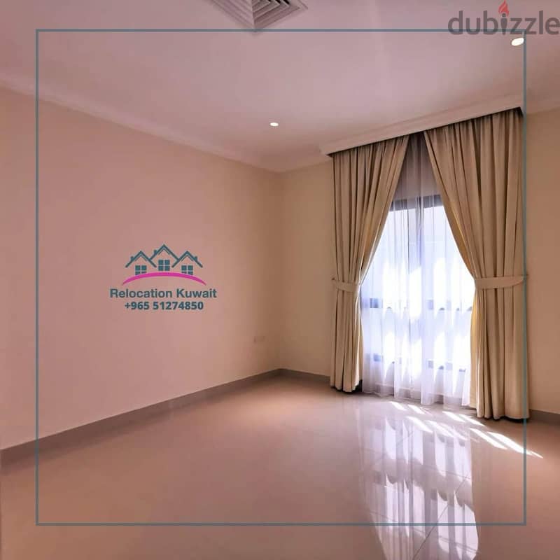 Beautiful & Huge 4-Bedroom Semi-Furnished Basement for Rent in Jabriya 9