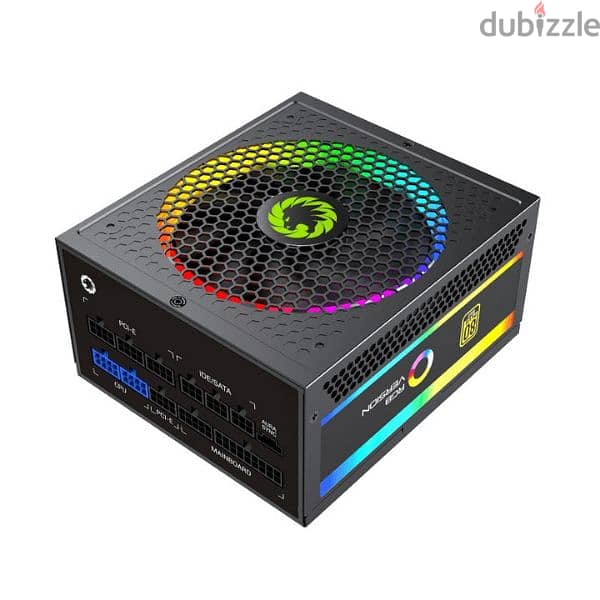 GameMax 1050W 80 Plus Gold RGB Fully Modular Gaming Power Supply 1