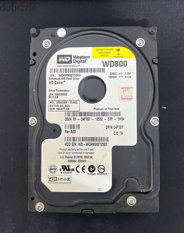 2 Old HardDrives for Sale 1