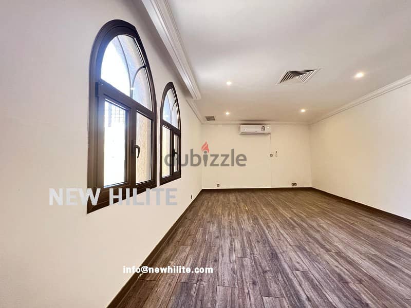 THREE BEDROOM FLOOR FOR RENT IN ABU AL HASSANIYA 13