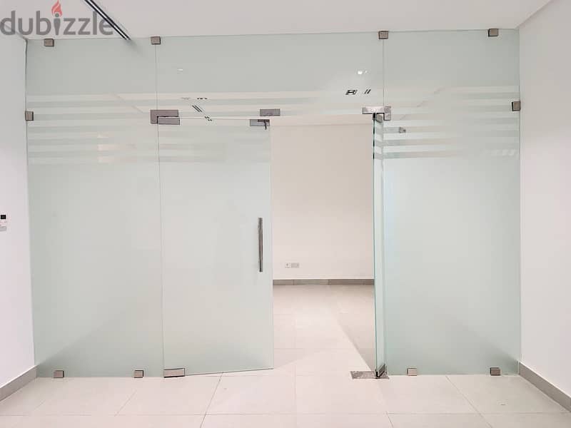 Glass door partition 1