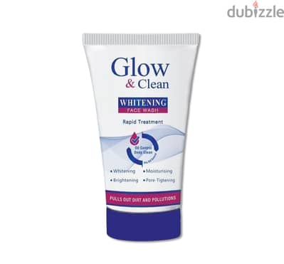 Glow & Clean Whitening Facial Wash for sale in Kuwait.