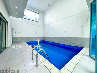 THREE BEDROOM BRIGHT BASEMENT FOR RENT WITH POOL IN ABU FUTAIRA