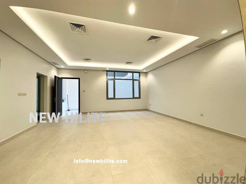 FOUR BEDROOM BASEMENT FLOOR WITH PRIVATE SWIMMING POOL IN QORTUBA 7